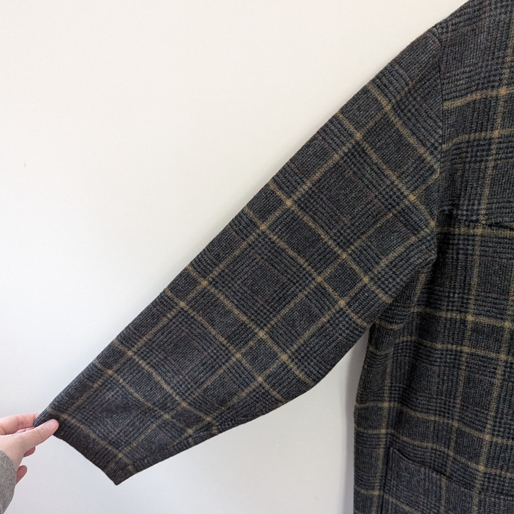 Vintage 50s Woolrich Woolen‎  Mills Plaid Utility Pocket Chore Coat - Picture 5 of 15